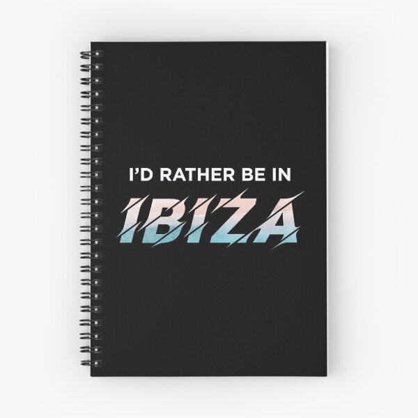 Item preview, I'd Rather Be In IBIZA (Beach on Black) designed and sold by STUDIO-72.