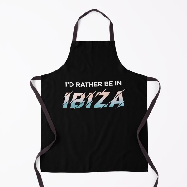 Item preview, I'd Rather Be In IBIZA (Beach on Black) designed and sold by STUDIO-72.