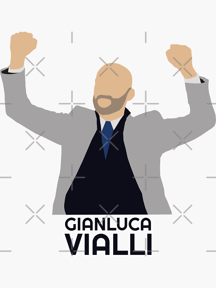 Gianluca Vialli Sticker For Sale By Cyberco Redbubble