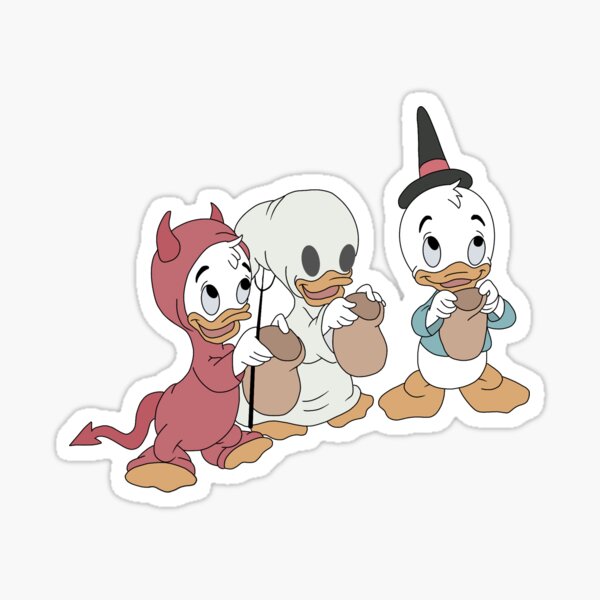 Huey Dewey and Louie Halloween Svg, Donald Duck