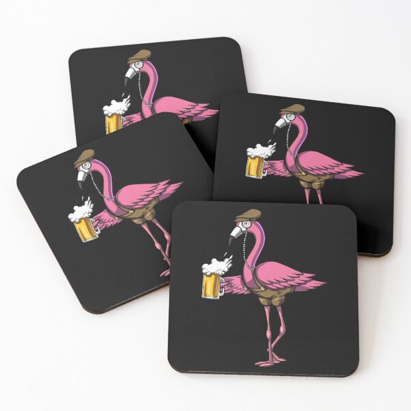 Item preview, Flamingo Bird Beer Party designed and sold by underheaven.
