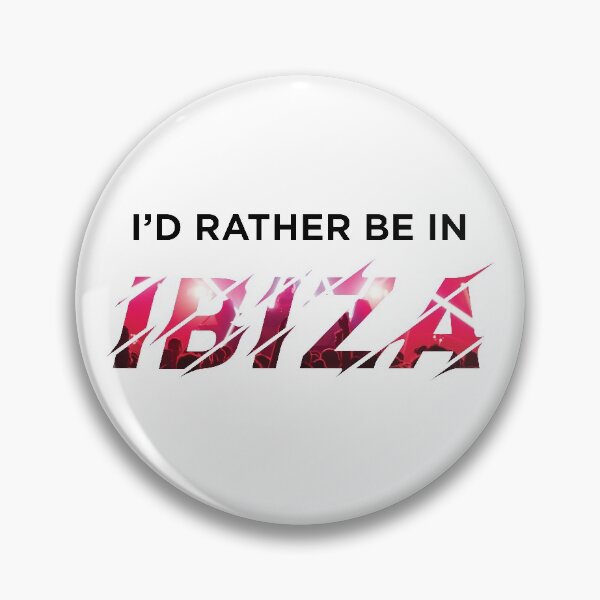 Item preview, I'd Rather Be In IBIZA (Clubbing on White) designed and sold by STUDIO-72.