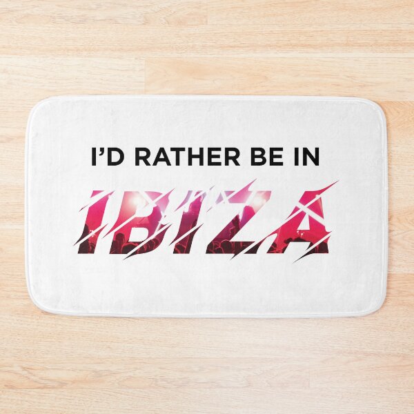 Item preview, I'd Rather Be In IBIZA (Clubbing on White) designed and sold by STUDIO-72.