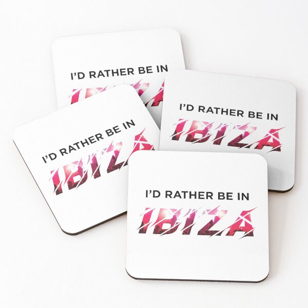 Item preview, I'd Rather Be In IBIZA (Clubbing on White) designed and sold by STUDIO-72.