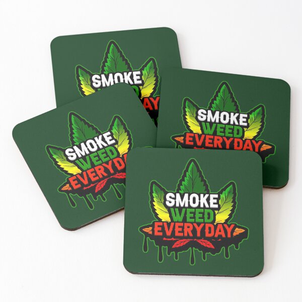 Item preview, SMOKE WEED EVERYDAY New Weed T shirt design designed and sold by Mrwinz.