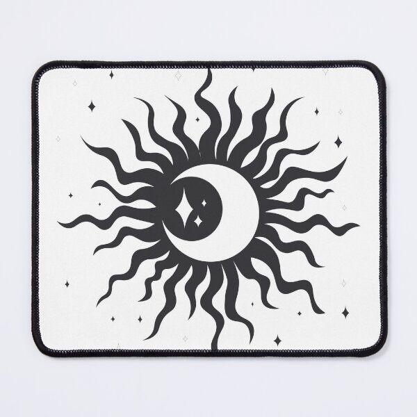Item preview, Sun, Moon and Stars (Light, Black and White) designed and sold by illhustration.