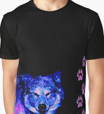 Blue Wolf Graphic T-Shirt