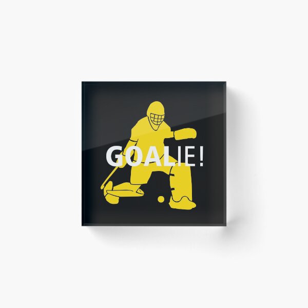 Item preview, Hockey goalie yellow designed and sold by hookfreaks.