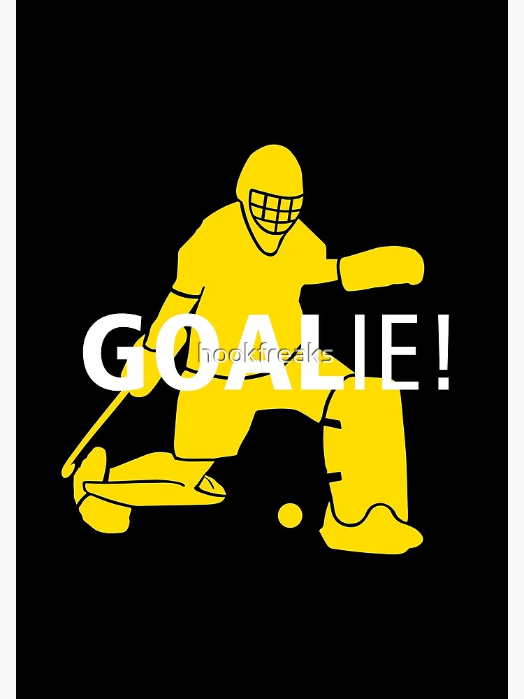 Field Hockey Goalie 3 Red Poster for Sale by zsemersky