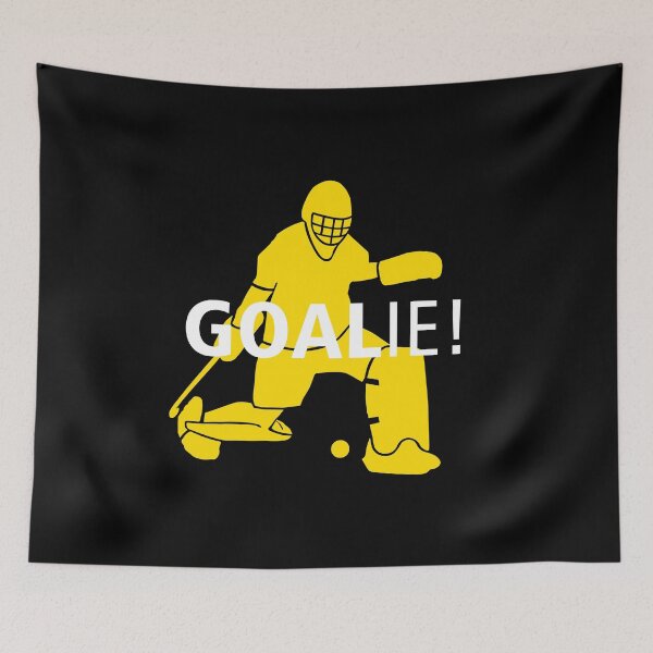 Item preview, Hockey goalie yellow designed and sold by hookfreaks.