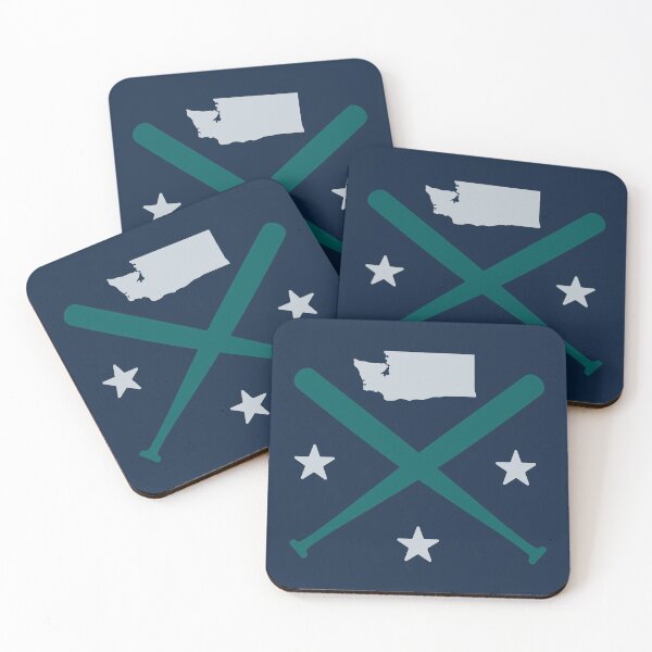Item preview, Seattle Baseball Stars Washington Map Outline designed and sold by toutwearapparel.