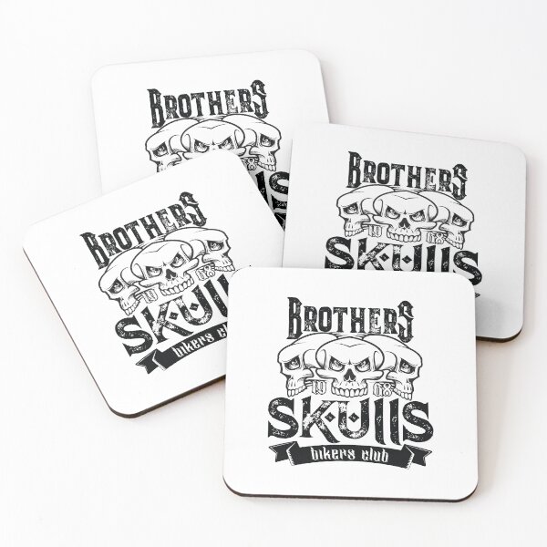 Item preview, Brothers Skulls Bikers Club designed and sold by FoxLand.