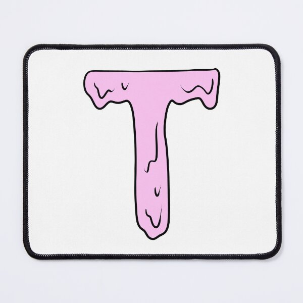 Item preview, melting pastel pink T initial  designed and sold by illhustration.