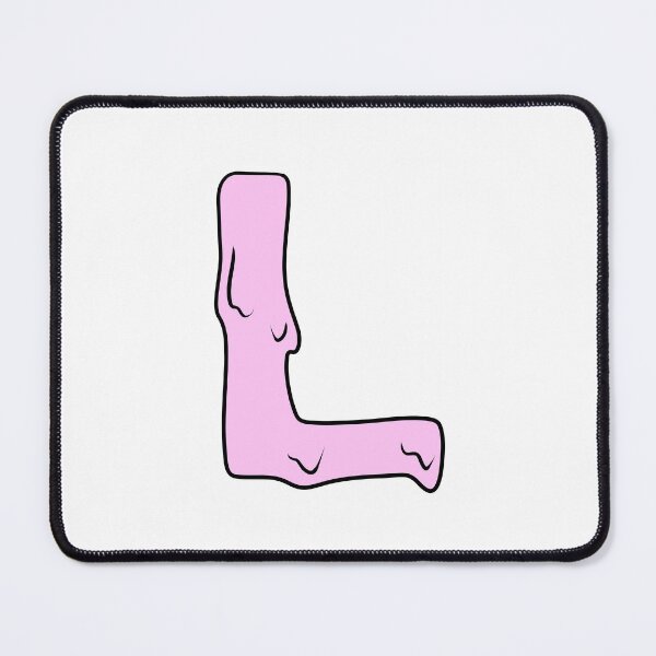 Item preview, melting pastel pink L initial designed and sold by illhustration.
