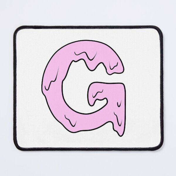 Item preview, melting pastel pink G initial  designed and sold by illhustration.