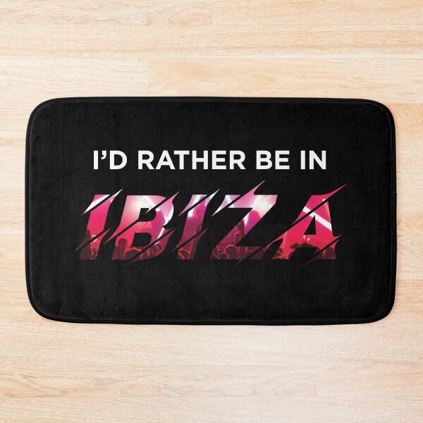 Item preview, I'd Rather Be In IBIZA (Clubbing on Black) designed and sold by STUDIO-72.