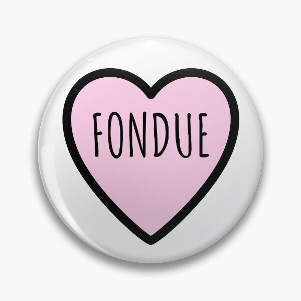 Item preview, Fondue Heart designed and sold by PinkPerfect.