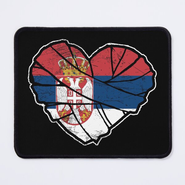 Item preview, Serbia flag heart designed and sold by Mila1946.