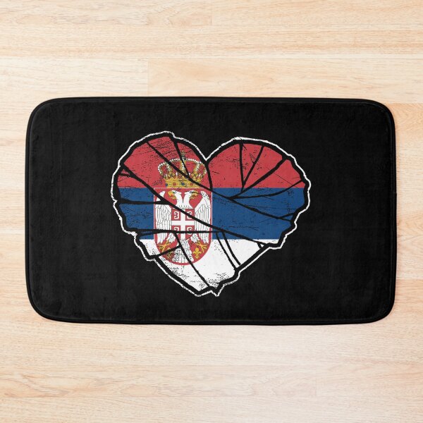Item preview, Serbia flag heart designed and sold by Mila1946.