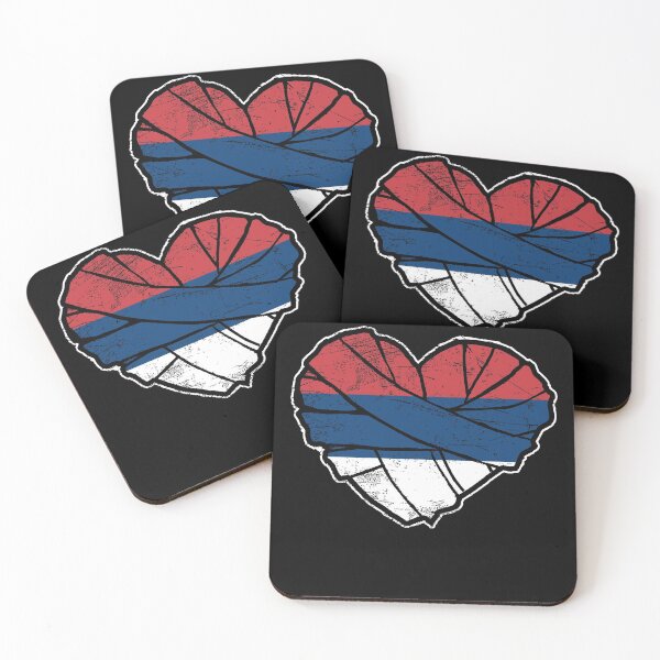 Item preview, Serbia flag heart designed and sold by Mila1946.