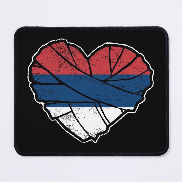 Item preview, Serbia flag heart designed and sold by Mila1946.