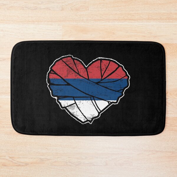 Item preview, Serbia flag heart designed and sold by Mila1946.