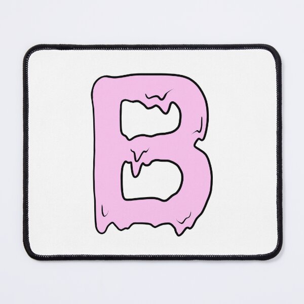 Item preview, melting pastel pink B (initial) designed and sold by illhustration.