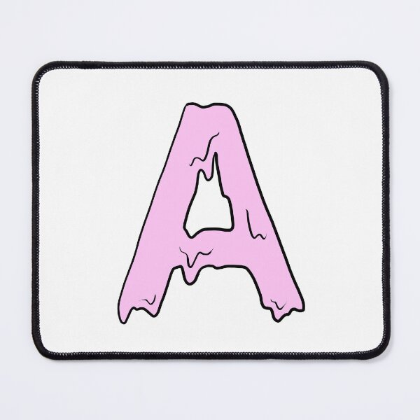 Item preview, melting pastel pink A (initial) designed and sold by illhustration.