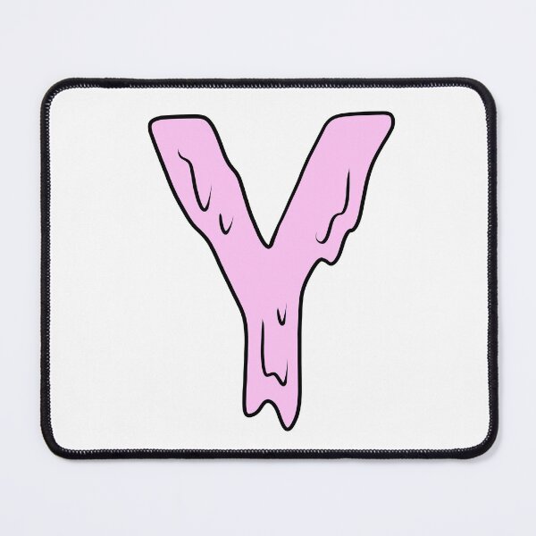 Item preview, melting pastel pink Y initial designed and sold by illhustration.