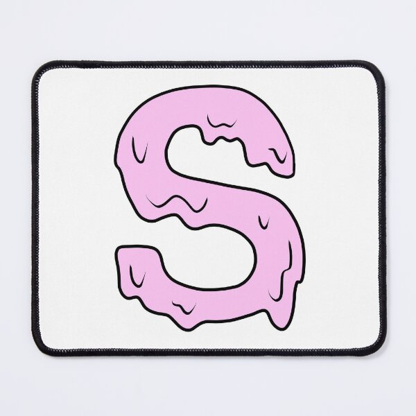 Item preview, melting pastel pink S (initial) designed and sold by illhustration.