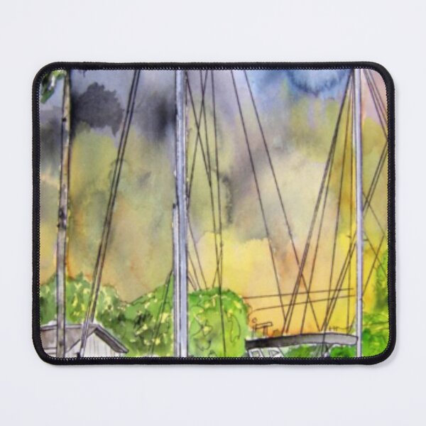 Marina ship Mouse Pad
