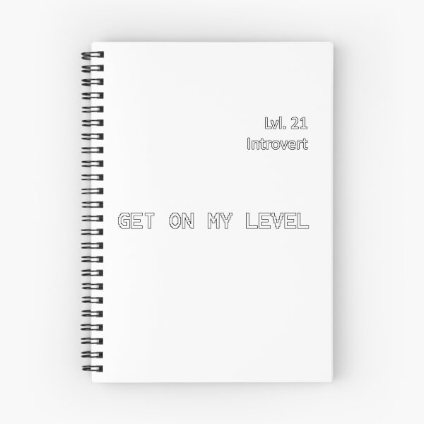Item preview, introvert - get on my level designed and sold by Skipshift.