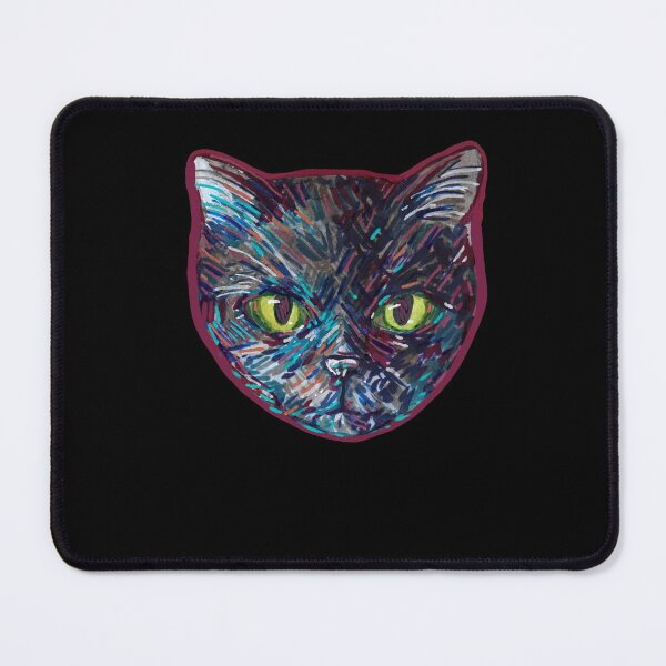 Item preview, Artistic Black Cat designed and sold by FrictionMaxxing.