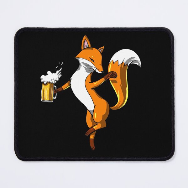 Item preview, Fox Drinking Beer designed and sold by underheaven.