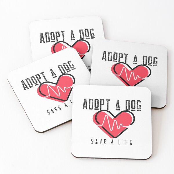Item preview, Adopt A Dog Save A Life Text design for those who love pet adoption designed and sold by jtancrum61.