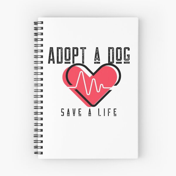 Item preview, Adopt A Dog Save A Life Text design for those who love pet adoption designed and sold by jtancrum61.