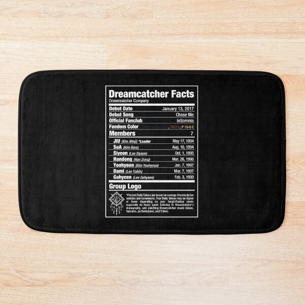 Item preview, Dreamcatcher Kpop Nutritional Facts 2 designed and sold by skeletonvenus.