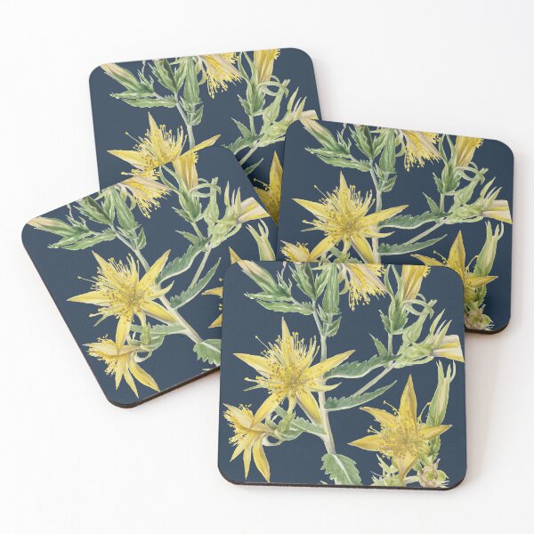 Item preview, Yellow Blazing Star Flowers Painting designed and sold by JoyforU.