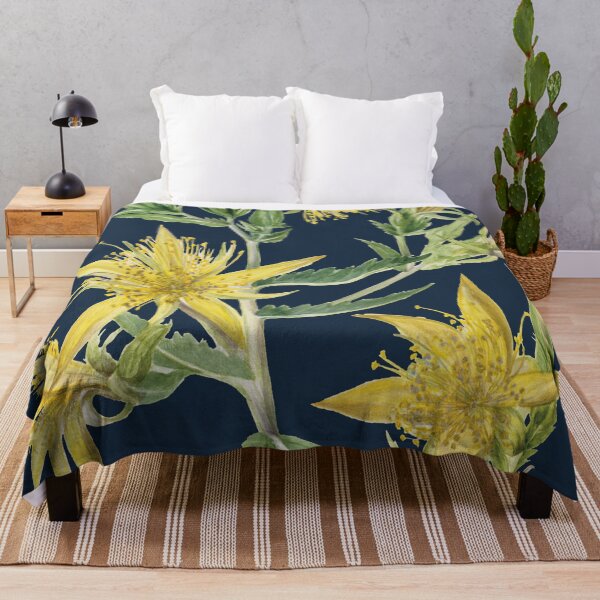 Item preview, Yellow Blazing Star Flowers Painting designed and sold by JoyforU.