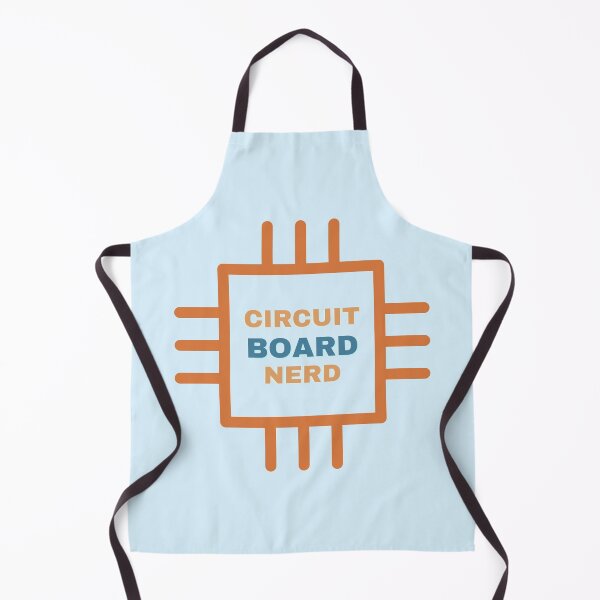 Item preview, Circuit Board Nerd. Integrated circuit IC art designed and sold by EngineersArt.
