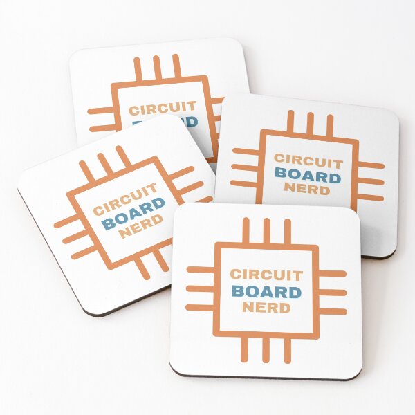 Item preview, Circuit Board Nerd. Integrated circuit IC art designed and sold by EngineersArt.
