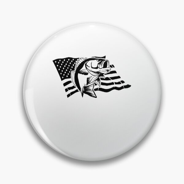 Item preview, Bass Fishing Waving American Flag  designed and sold by fungear.