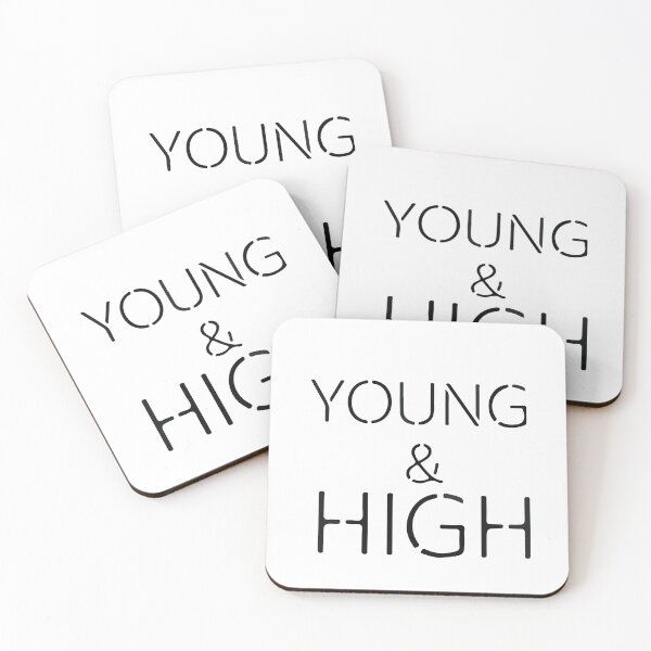 Item preview, Young and high design for stoners designed and sold by WeedHighLife.