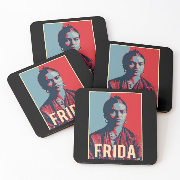 Item preview, Frida blue and red poster designed and sold by StaleyPatricia.