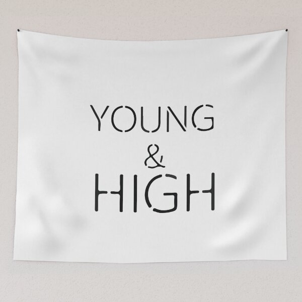 Item preview, Young and high design for stoners designed and sold by WeedHighLife.