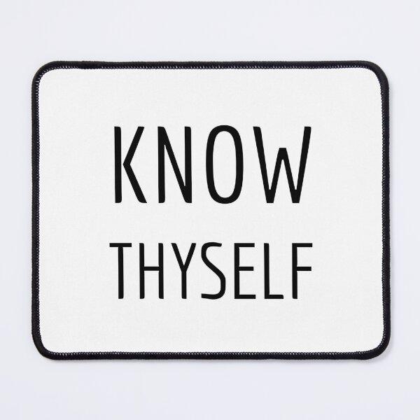 Item preview, Greek Philosophy quotes - Know thyself - Socrates quotes designed and sold by Inspirationmotivation.