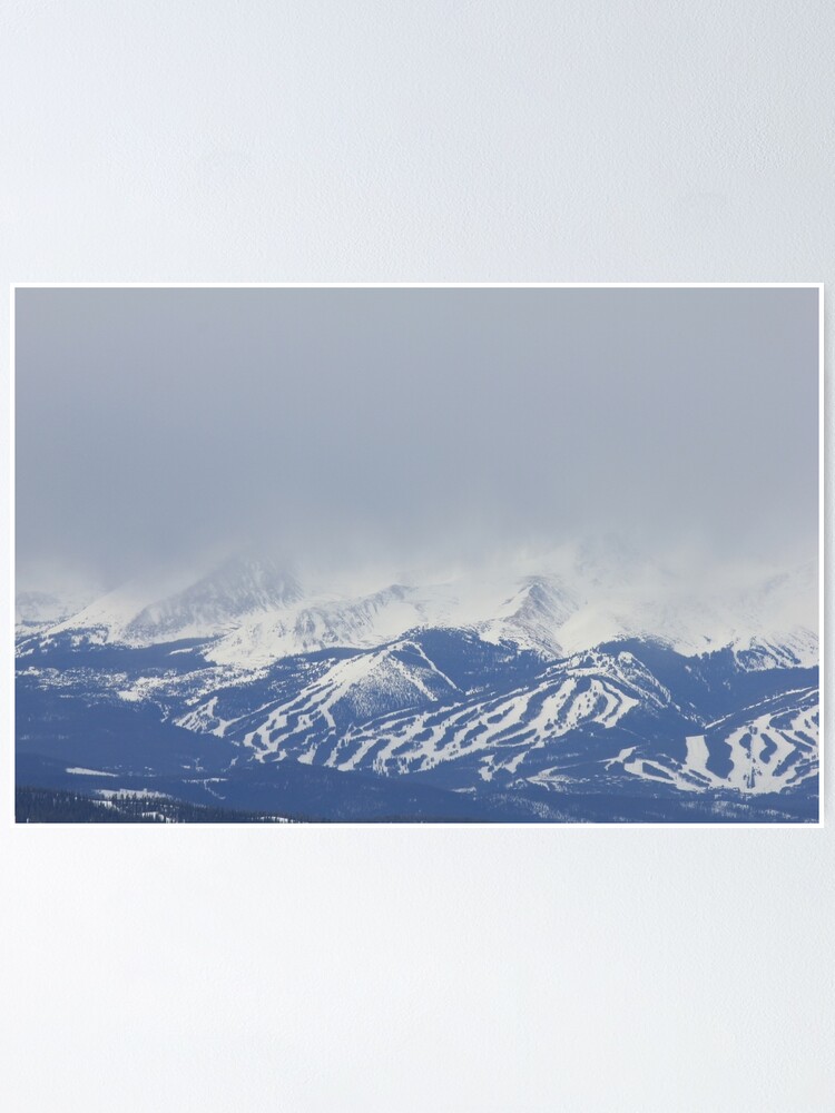 Idiots Cornice, Loveland Pass, Colorado Poster for Sale by Greg Lock