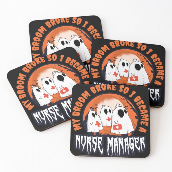 Item preview, My Broom Broke So I Became A Nurse Manager Nurse Manager Halloween designed and sold by Distraught429.