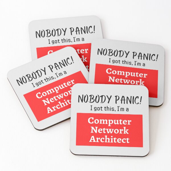 Item preview, Nobody panic ! I got this I'm a Computer Network Architect  designed and sold by 1M4NE.