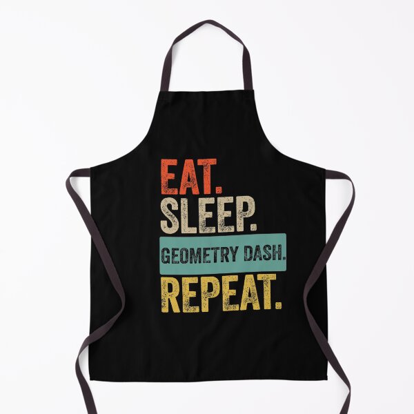 Item preview, Eat sleep geometry dash repeat retro vintage designed and sold by HN-ART.